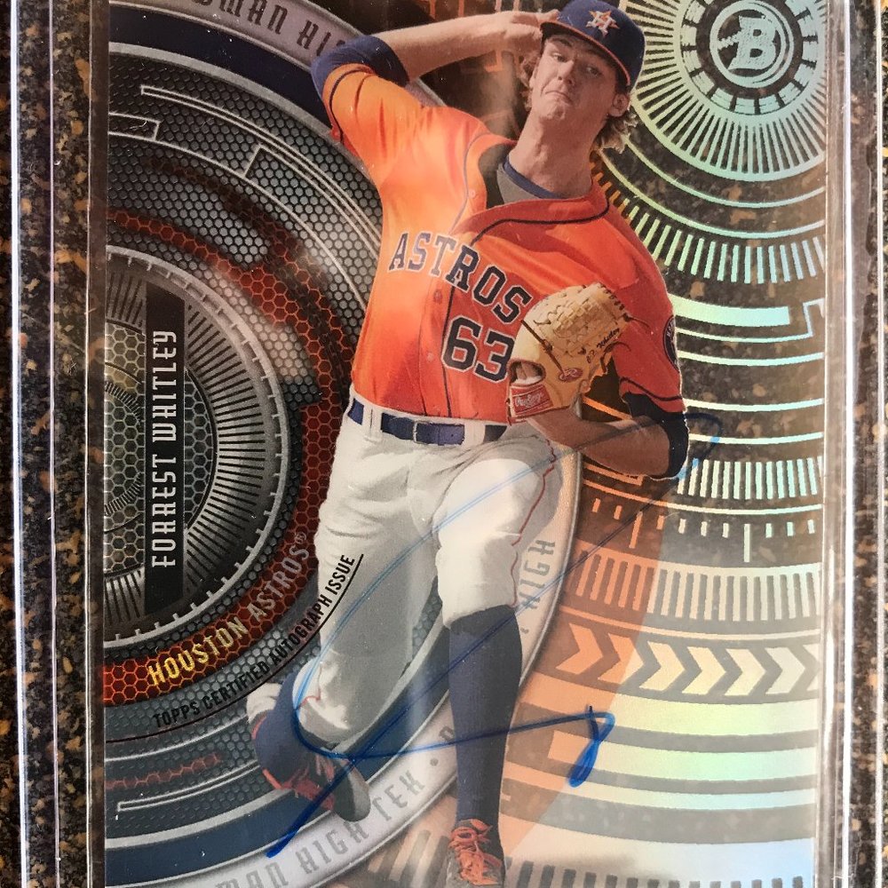 BB Card- Forrest Whitley - AUTO - Rookie - Lot#902